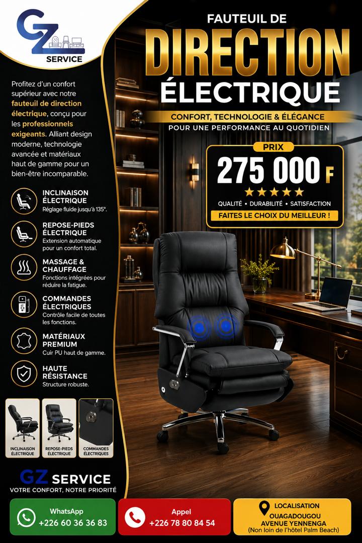 Fauteuil Électrique Noir