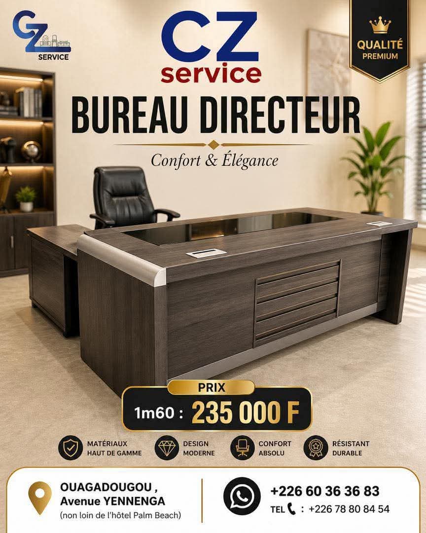 Bureau Directeur Verre