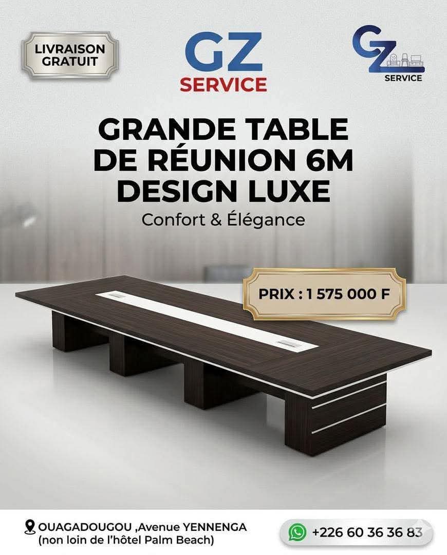 Grande Table Réunion 6M